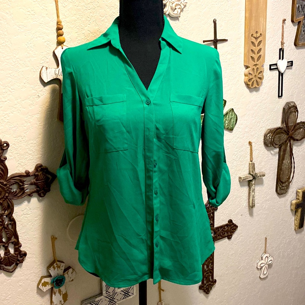 Express long sleeved dress shirt